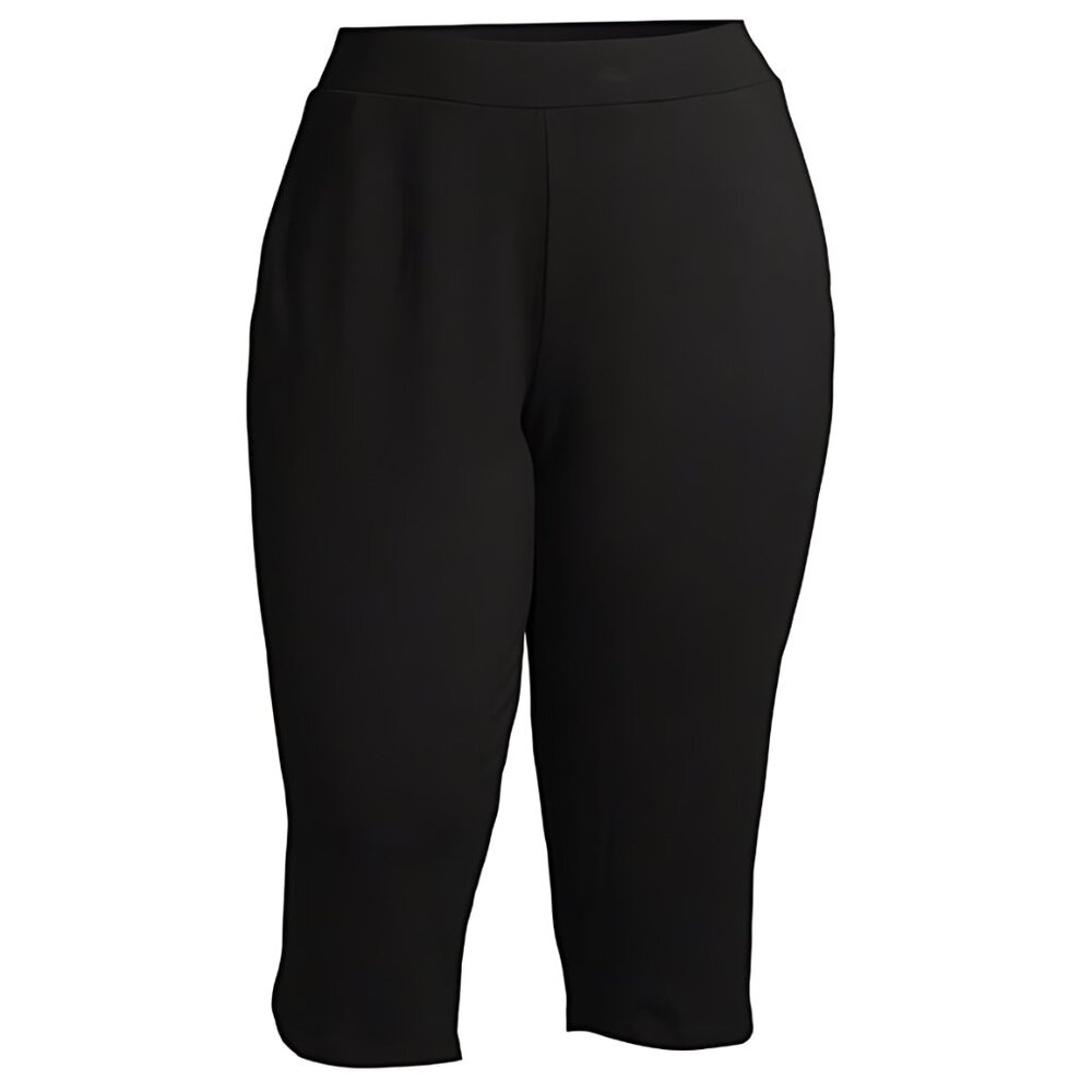 3/$30 Knit Capri, Black - Picture 6 of 8